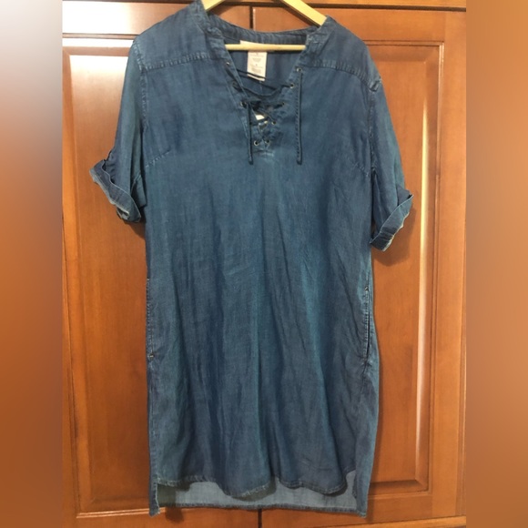 Philosophy Dresses & Skirts - Philosophy Tunic or Dress Denim Look Size Medium NWT